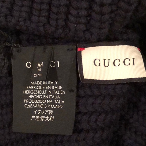 NWT Authentic GUCCI TIGER HEAD-EMBROIDERED Hat M - Picture 3 of 9